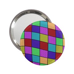 Colorful Cubes  2 25  Handbag Mirrors by Valentinaart