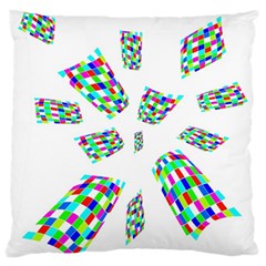 Colorful Abstraction Standard Flano Cushion Case (one Side) by Valentinaart