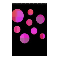 Pink Abstraction Shower Curtain 48  X 72  (small)  by Valentinaart