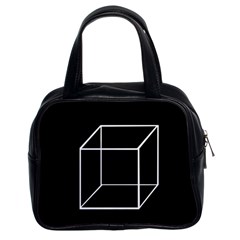 Simple Cube Classic Handbags (2 Sides) by Valentinaart
