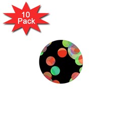 Colorful Circles 1  Mini Magnet (10 Pack)  by Valentinaart