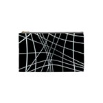 Black and white elegant lines Cosmetic Bag (Small) 