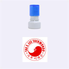 Taeeleestamp-red-small Small Rubber Stamp (round)