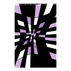 Purple Abstraction Shower Curtain 48  X 72  (small)  by Valentinaart