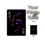 Purple twist Playing Cards 54 (Mini)  Front - SpadeA