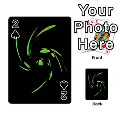 Green Twist Playing Cards 54 Designs 