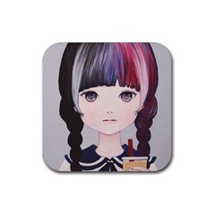 Tapioca Now 2 Rubber Coaster (square)  by kaoruhasegawa