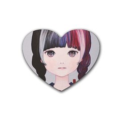 Tapioca Now 2 Rubber Coaster (heart)  by kaoruhasegawa