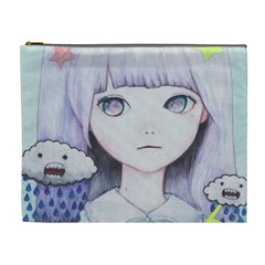 My Little Cloud Cosmetic Bag (xl) by kaoruhasegawa