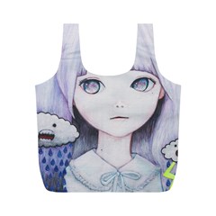 My Little Cloud Full Print Recycle Bags (m)  by kaoruhasegawa