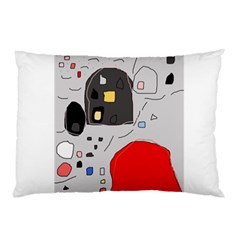 Playful Abstraction Pillow Case by Valentinaart