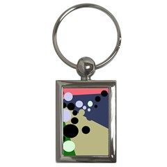 Elegant Dots Key Chains (rectangle)  by Valentinaart