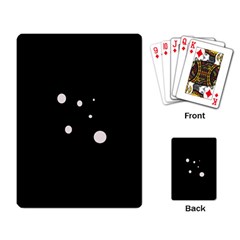 White Dots Playing Card by Valentinaart