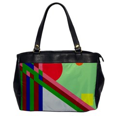 Decorative Abstraction Office Handbags by Valentinaart