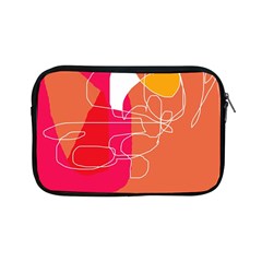 Orange Abstraction Apple Ipad Mini Zipper Cases by Valentinaart