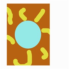 Abstract Sun Small Garden Flag (two Sides)