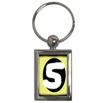 Number five Key Chains (Rectangle) 