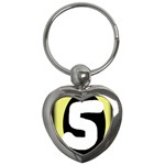 Number five Key Chains (Heart) 