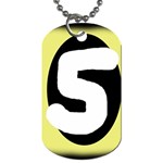 Number five Dog Tag (Two Sides)