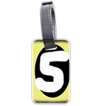 Number five Luggage Tags (Two Sides)