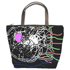 Neon Fish Bucket Bags by Valentinaart
