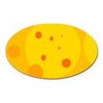 Abstract sun Oval Magnet