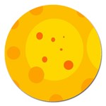 Abstract sun Magnet 5  (Round)