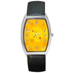 Abstract sun Barrel Style Metal Watch