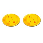 Abstract sun Cufflinks (Oval)