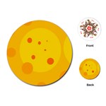 Abstract sun Playing Cards (Round) 