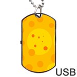 Abstract sun Dog Tag USB Flash (Two Sides) 