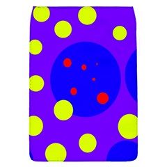 Purple And Yellow Dots Flap Covers (l)  by Valentinaart