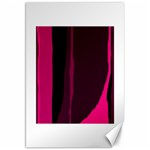 Pink and black lines Canvas 20  x 30   19.62 x28.9  Canvas - 1