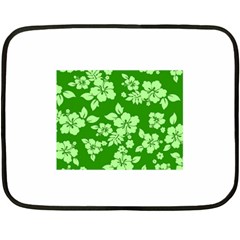 Green Hawaiian Fleece Blanket (mini) by AlohaStore