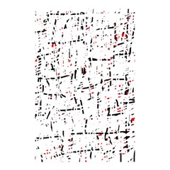 Red, White And Black Pattern Shower Curtain 48  X 72  (small)  by Valentinaart