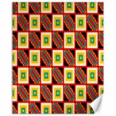 Squares And Rectangles Pattern                                                                                          			canvas 16  X 20 