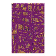 Purple Pattern Shower Curtain 48  X 72  (small)  by Valentinaart