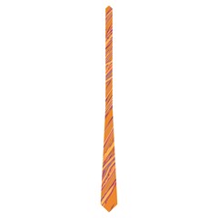 Orange Pattern Neckties (one Side)  by Valentinaart