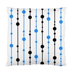 Blue, white and black pattern Standard Cushion Case (Two Sides)