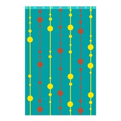 Green, Yellow And Red Pattern Shower Curtain 48  X 72  (small)  by Valentinaart