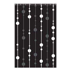 Black And White Pattern Shower Curtain 48  X 72  (small)  by Valentinaart