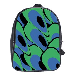 Peacock Pattern School Bags(large) 