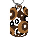 Brown pattern Dog Tag (Two Sides)
