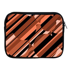 Orange Pattern Apple Ipad 2/3/4 Zipper Cases by Valentinaart
