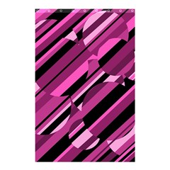 Magenta Pattern Shower Curtain 48  X 72  (small)  by Valentinaart