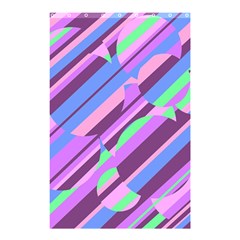 Pink, Purple And Green Pattern Shower Curtain 48  X 72  (small)  by Valentinaart