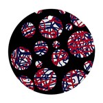 Colorful decorative pattern Ornament (Round) 