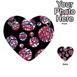 Colorful decorative pattern Playing Cards 54 (Heart) 