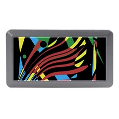 Colorful Decorative Abstrat Design Memory Card Reader (mini) by Valentinaart