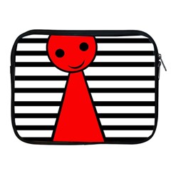 Red Pawn Apple Ipad 2/3/4 Zipper Cases by Valentinaart